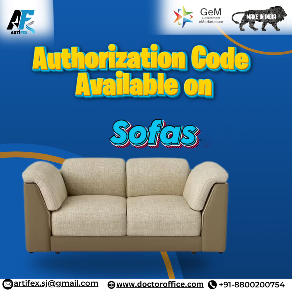 Authorization code available on Sofas